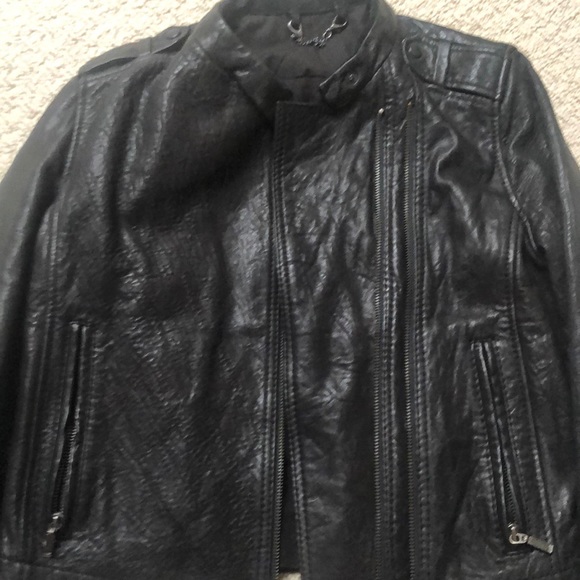 Levi’s faux leather jacket size small - Picture 2 of 5